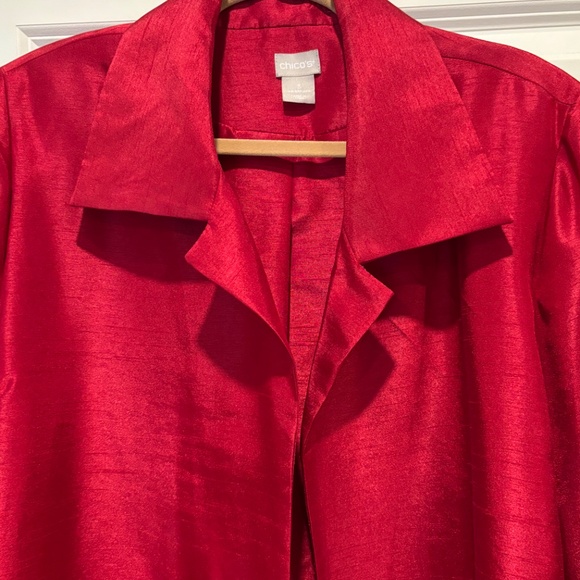 Red Satin Jacket - Picture 5 of 9